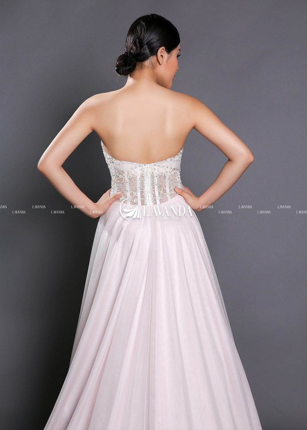 Strapless Beaded Wedding Dress