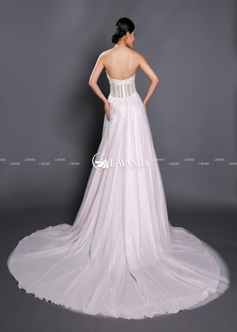 Strapless Beaded Wedding Dress