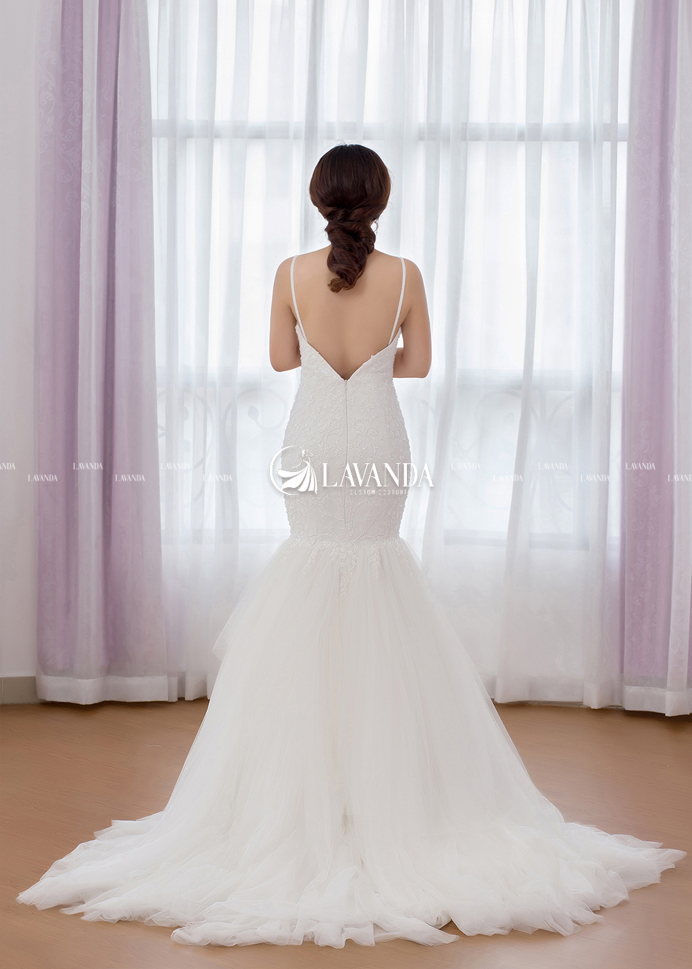 Beaded Lace Mermaid Wedding Dress